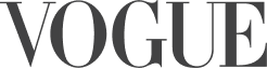Vogue logo in black and white